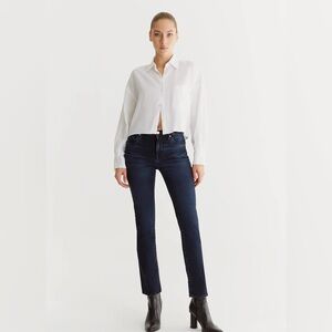 C.O.J Hannah high waist Jean in blue black